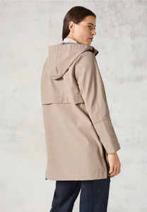 101030 - Modern Cotton Coat - Creamy Almond  - Cecil