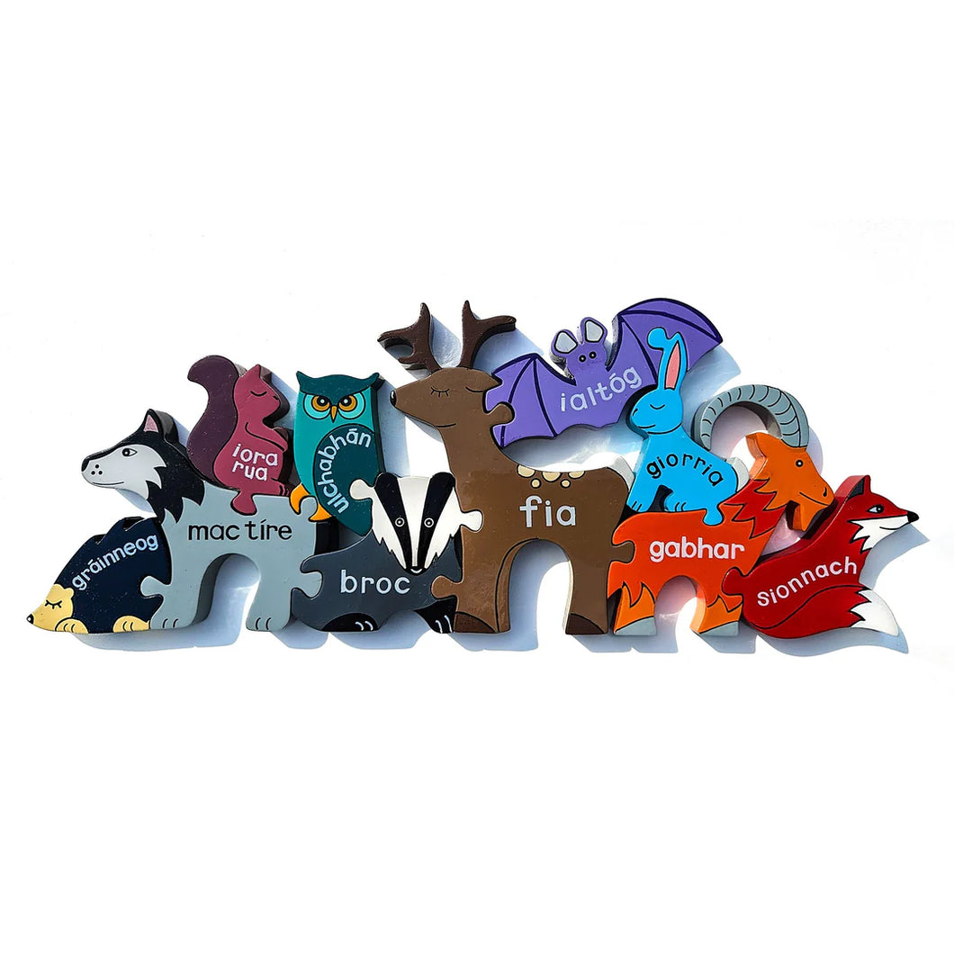 Irish Wildlife Jigsaw - Alphabet Jigsaw