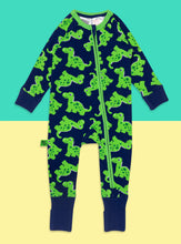 Load image into Gallery viewer, Maple the Dino Zip Up Romper - Blade &amp; Rose