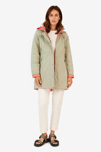 817- Green/Orange Reversible Coat - Frandsen