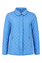 Load image into Gallery viewer, 843- Blue Quilted Jacket- Frandsen