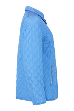 Load image into Gallery viewer, 843- Blue Quilted Jacket- Frandsen