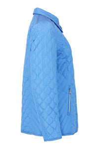 843- Blue Quilted Jacket- Frandsen