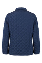 Load image into Gallery viewer, 843- Navy Quilted Jacket- Frandsen