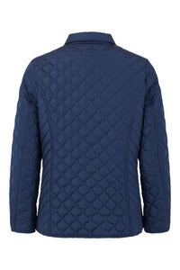 843- Navy Quilted Jacket- Frandsen