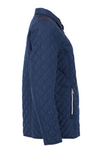 Load image into Gallery viewer, 843- Navy Quilted Jacket- Frandsen