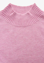 Load image into Gallery viewer, 302899-Pink Stand Up Collar Jumper -Street One