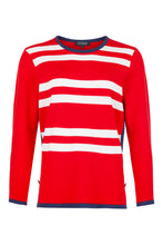 Load image into Gallery viewer, 6428 - Striped Jumper - Red - Sunday