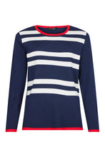 Load image into Gallery viewer, 6428 - Striped Jumper - Navy - Sunday