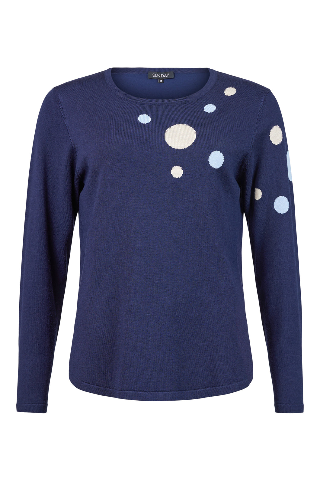 6430 - Speckled Jumper - Navy - Sunday