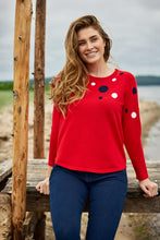 Load image into Gallery viewer, 6430 - Speckled Jumper - Red - Sunday