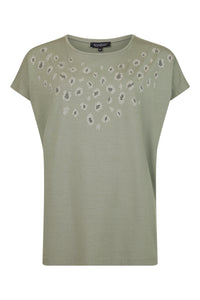 6350 - T-Shirt with Neck Detail - Sunday