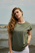 Load image into Gallery viewer, 6350 - T-Shirt with Neck Detail - Sunday