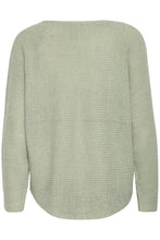 Load image into Gallery viewer, 1845- Knitted Round Neck Jumper- Sage Green- Fransa