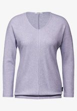 Load image into Gallery viewer, 322386- Gentle Lilac V- Neck Jumper - Cecil