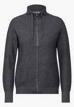 Load image into Gallery viewer, 253869- Charcoal Zip Cardigan - Cecil