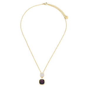 Ashlyn Dark Amethyst Necklace - Knight & Day