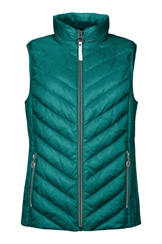 529-Frandsen Real Down Gilet- Bottle Green