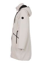 Load image into Gallery viewer, 756- Fransden Reversible Raincoat- Stone/Black