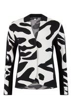 Load image into Gallery viewer, 57309 - Black &amp; White Print Cardigan- Habella