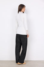 Load image into Gallery viewer, 24941- Lace Collar &amp; Cuff Tee- Off White - Soya Concept