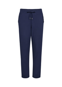 25089 - Trousers with Draw String - Blue - Soya Concept