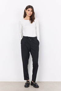 25089 - Trousers with Draw String - Black - Soya Concept