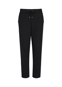 25089 - Trousers with Draw String - Black - Soya Concept