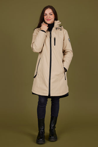 9223- Normann Winter Weight Raincoat- Sand