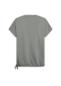 26475 - Lose-Fit Tee-Shirt - Dusty Green- Soya Concept