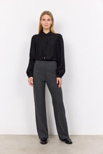 Load image into Gallery viewer, 26670- High Waist Pinstripe Classic Trousers- Dark Grey- Soya Concept