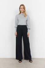 Load image into Gallery viewer, 26676- Check Print Classic High Waist Trousers- Black- Soya Concept