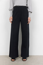 Load image into Gallery viewer, 26676- Check Print Classic High Waist Trousers- Black- Soya Concept