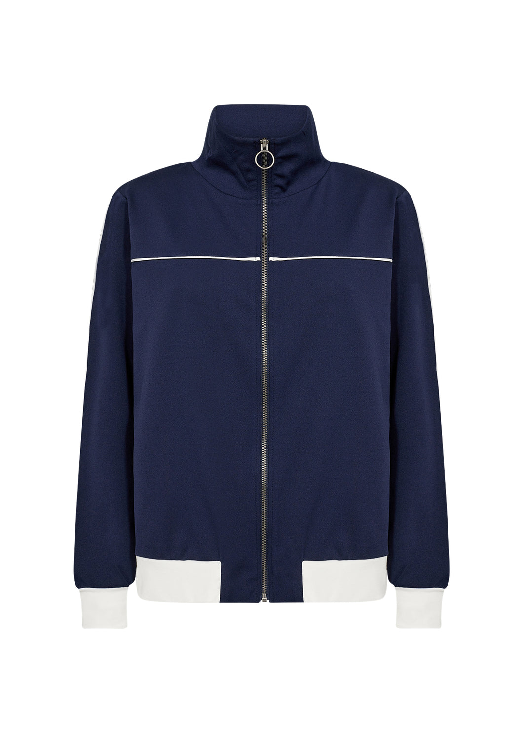 26827 - Full Zip Top - Navy -Soya Concept