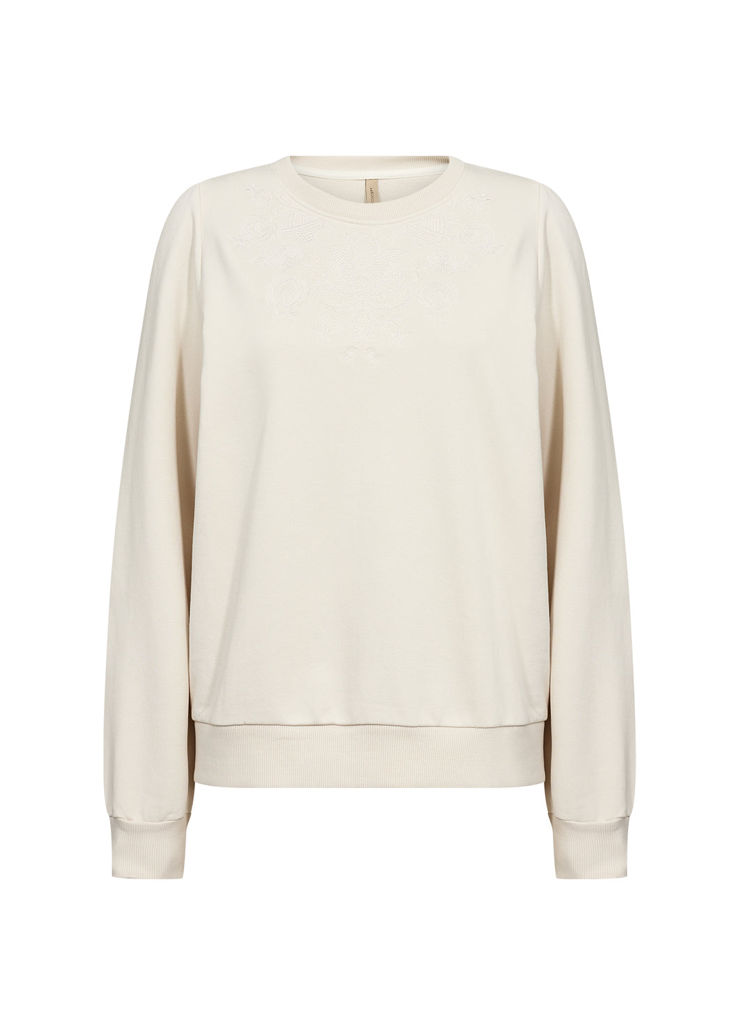 26841 - Cream Crew-Neck Jumper - Soya Concept