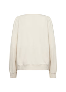 26841 - Cream Crew-Neck Jumper - Soya Concept