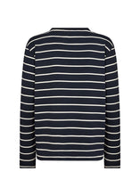 Load image into Gallery viewer, 26846 - Striped Blouse - Navy - Soya Concept