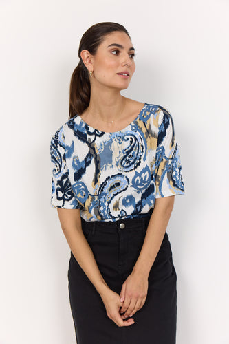 26895 - Paisley Print Top - Soya Concept