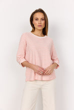 Load image into Gallery viewer, 26898 - Striped Long-Sleeve Top - Peach - Soya Concept