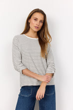 Load image into Gallery viewer, 26898 - Striped Long-Sleeve Top - Green - Soya Concept