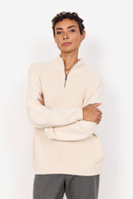 Load image into Gallery viewer, 33544 - Cream Half Zip  - Soya Concept