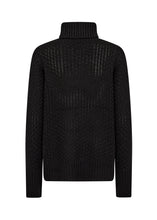 Load image into Gallery viewer, 33574- Roll Neck Knit Jumper- Black - Soya Concept