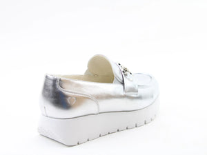 Dove Loafer Shoe - Silver - Heavenly Feet