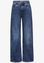 Load image into Gallery viewer, 378109 - Dark Blue Wide Legs Jeans - Street One