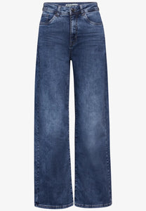 378109 - Dark Blue Wide Legs Jeans - Street One