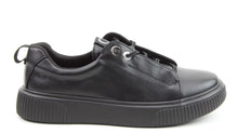 Load image into Gallery viewer, Petal Lace Up Casual Trainer- Black- Heavenly Feet