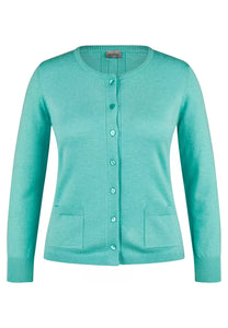 111522 - Button-Up Cardigan - Green - Rabe