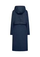 Load image into Gallery viewer, 40953 - Navy Trench Style Coat - Soya Concept