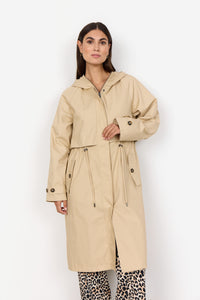 40953 - Beige Trench Style Coat - Soya Concept