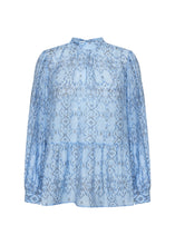 Load image into Gallery viewer, 41005 - Bow detail Blouse - Blue - Soya Concept